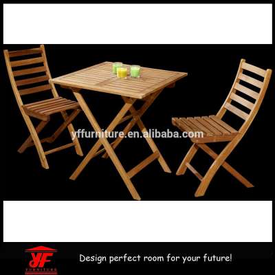 Cheap Morden Wooden Folding Furniture Set for Outdoor Use